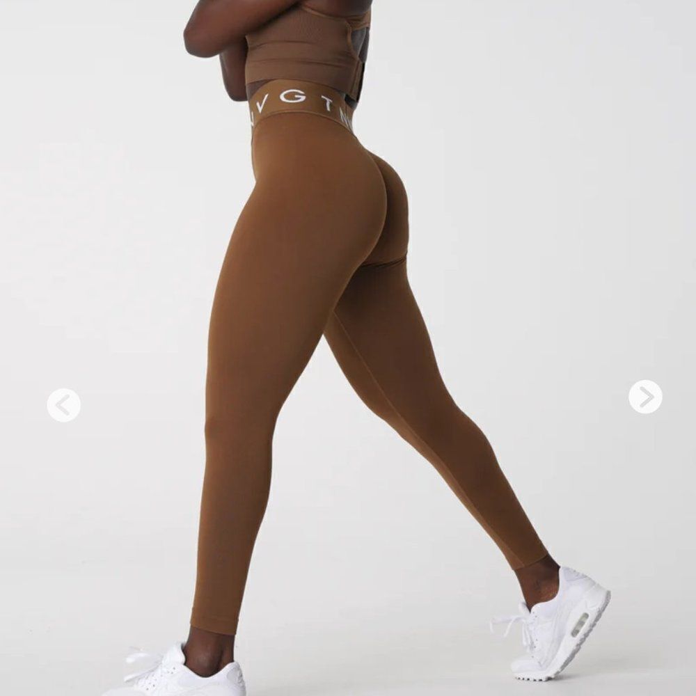NVGTN Sport seamless leggings Mocha size M New with tags